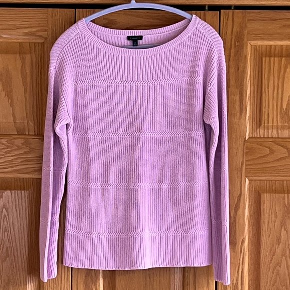 TALBOTS - Pima Cotton Bateau Neck Sweater - NEW with Tag - Picture 1 of 11